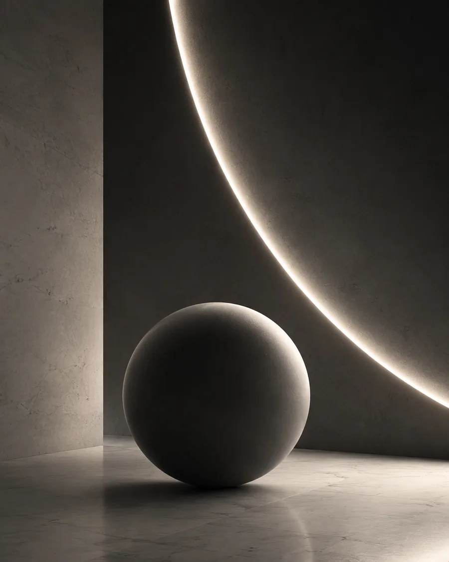 Abstract sphere representing a clearly defined audience
